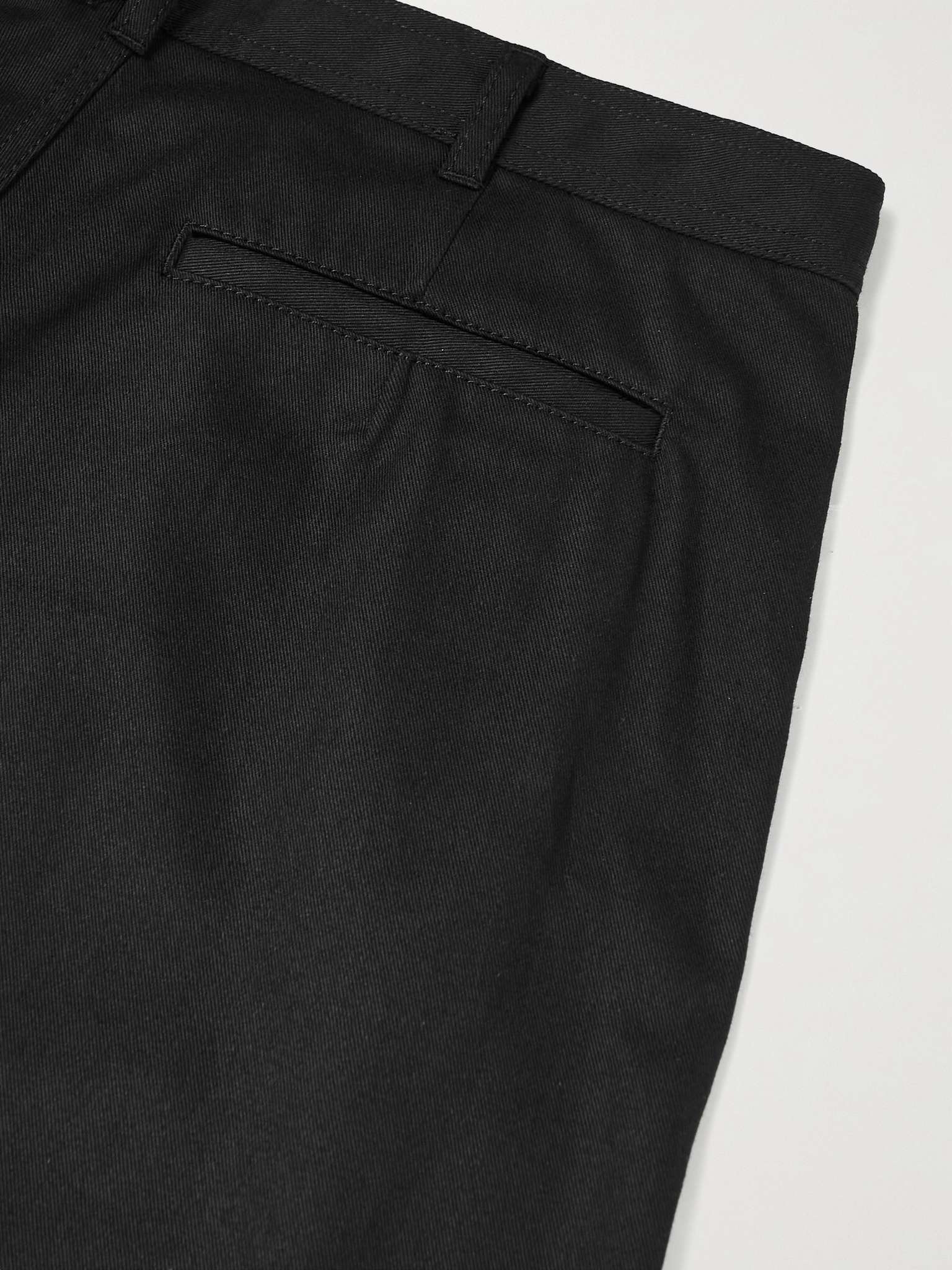 Straight-Leg Mesh-Panelled Cotton-Twill Cargo Trousers - 5