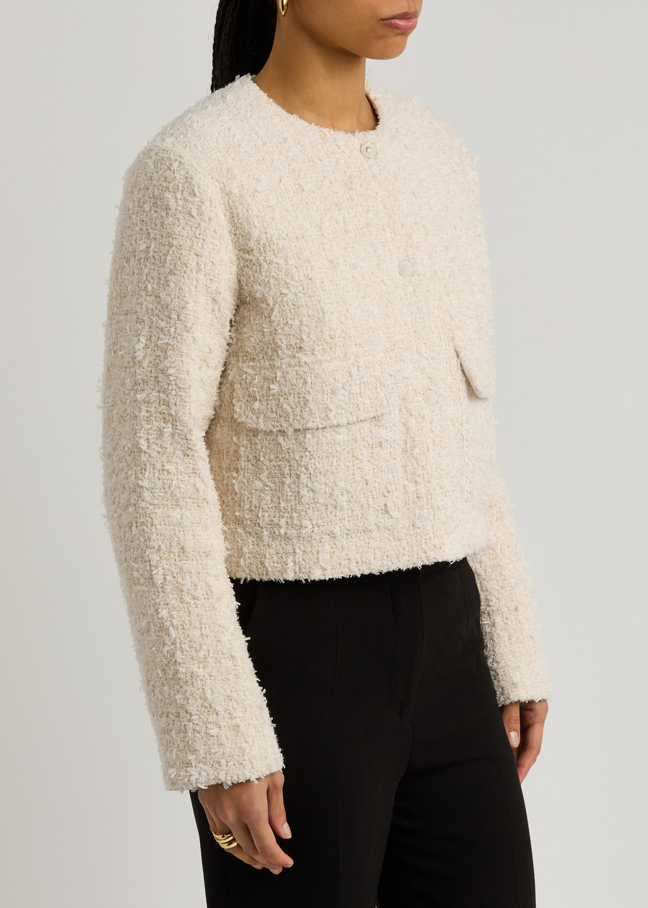 Moncler Dauphin Logo Tweed and Shell Jacket - 2