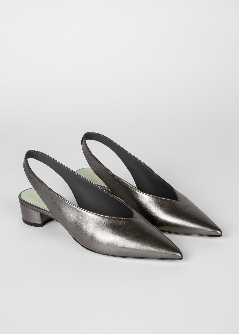 Paul Smith Leather Sling Back 'Enid' Heels outlook
