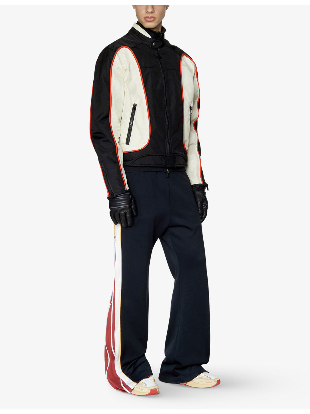 J-Blink contrast-panelled regular-fit woven jacket - 2