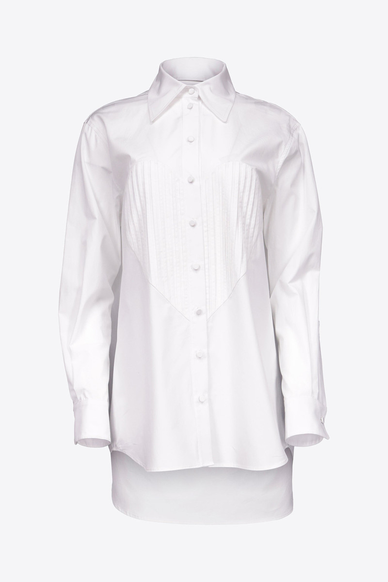 HEART BIB TUXEDO SHIRT - 1