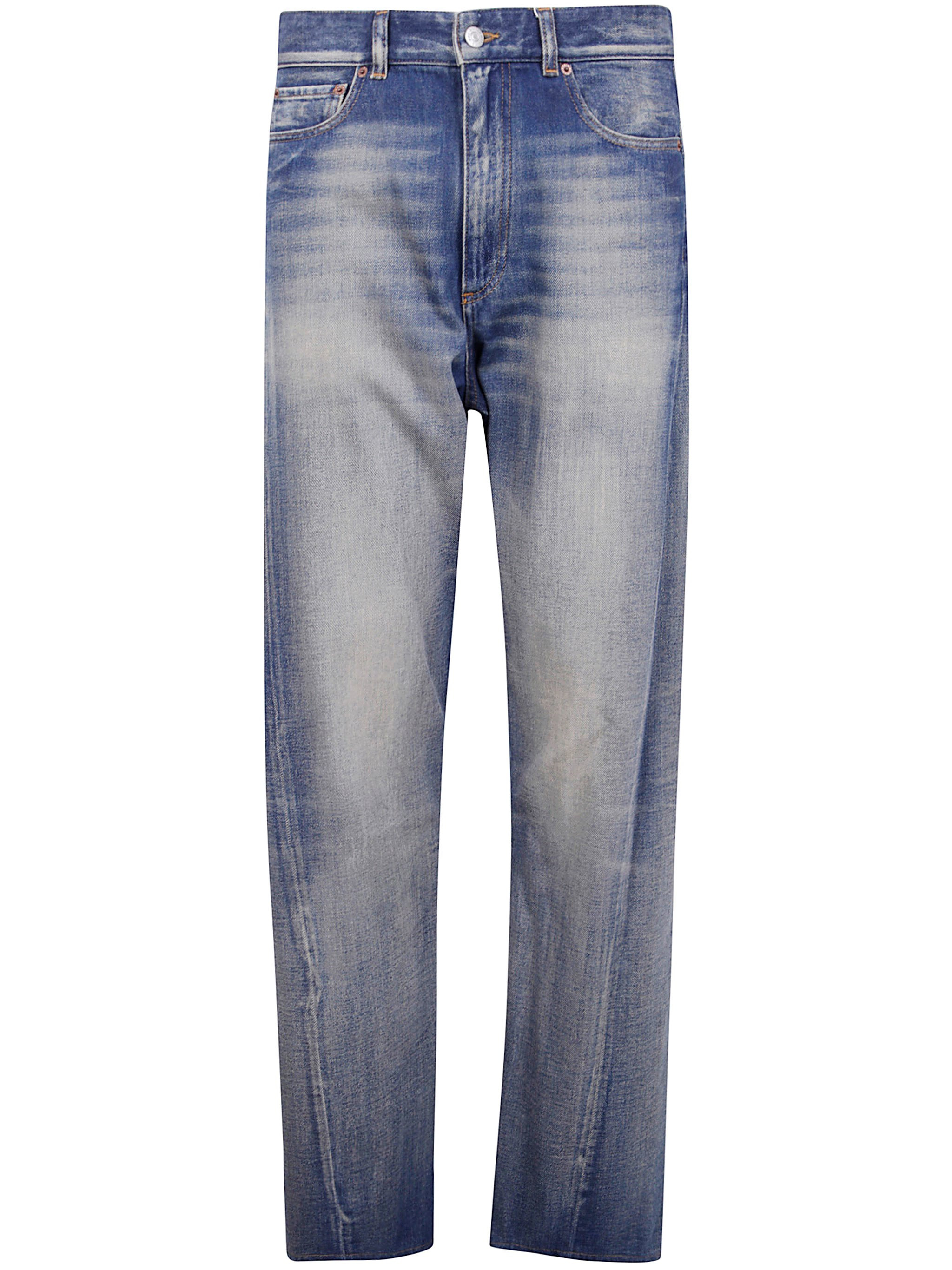 Introducing the 'PANTS 5 POCKETS' from the renowned brand MM6, a must-have in your denim collection. - 1