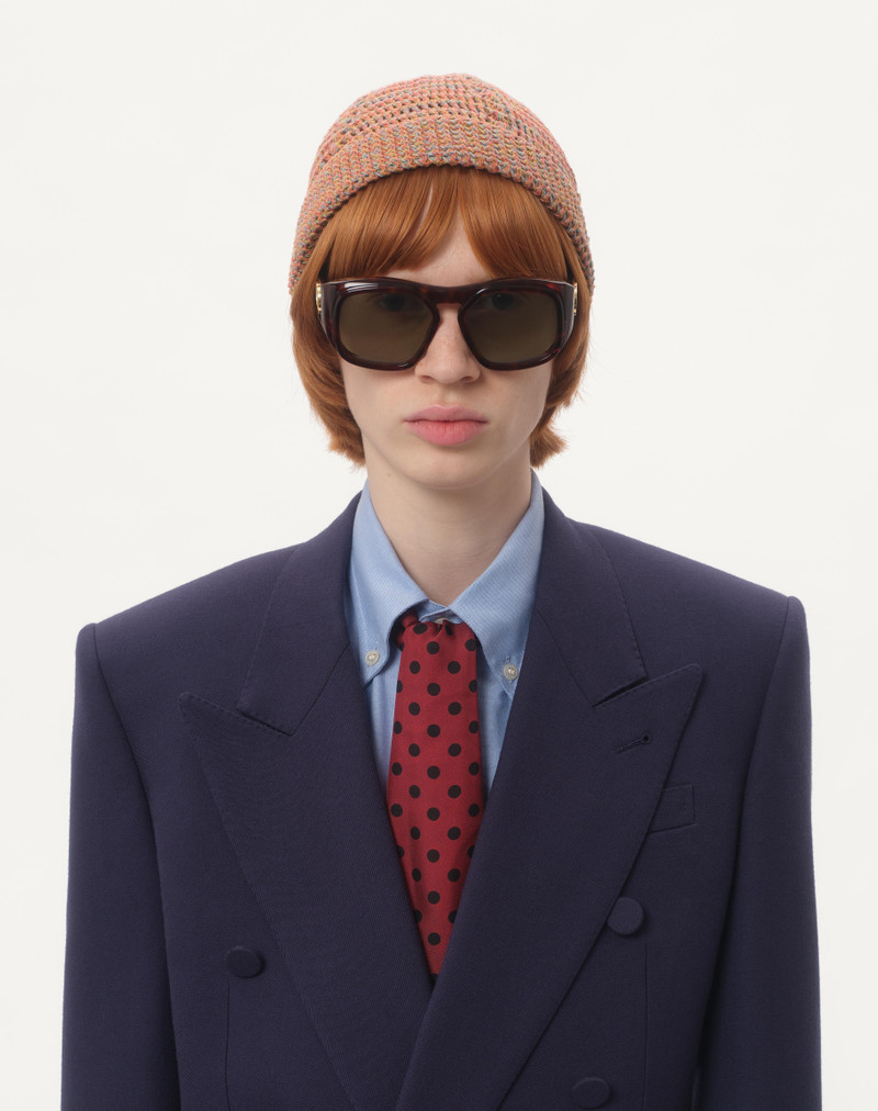 DOUBLE-BREASTED JACKET IN WOOL GABARDINE 4