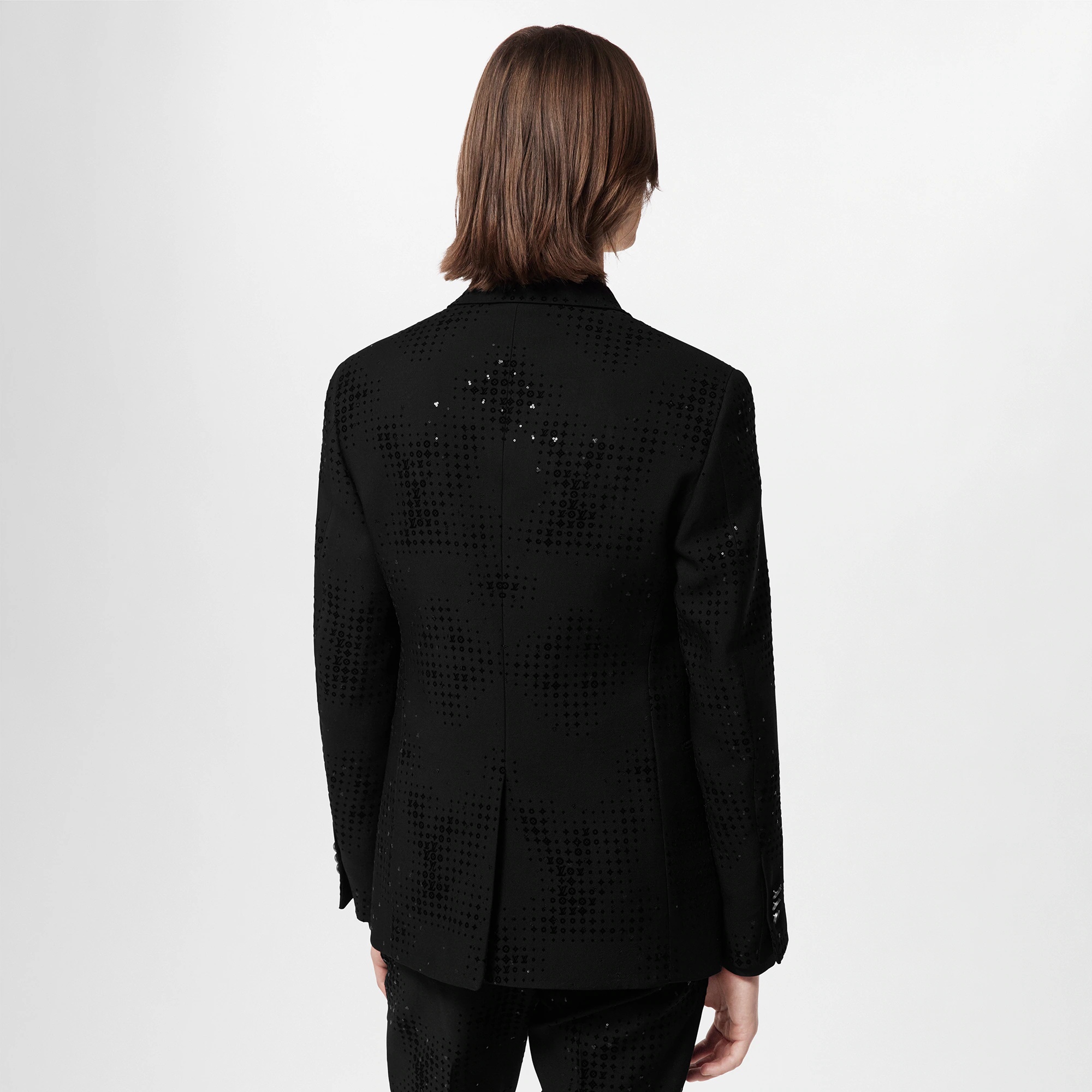 Monogram Wool Evening Cutaway  Jacket - 6