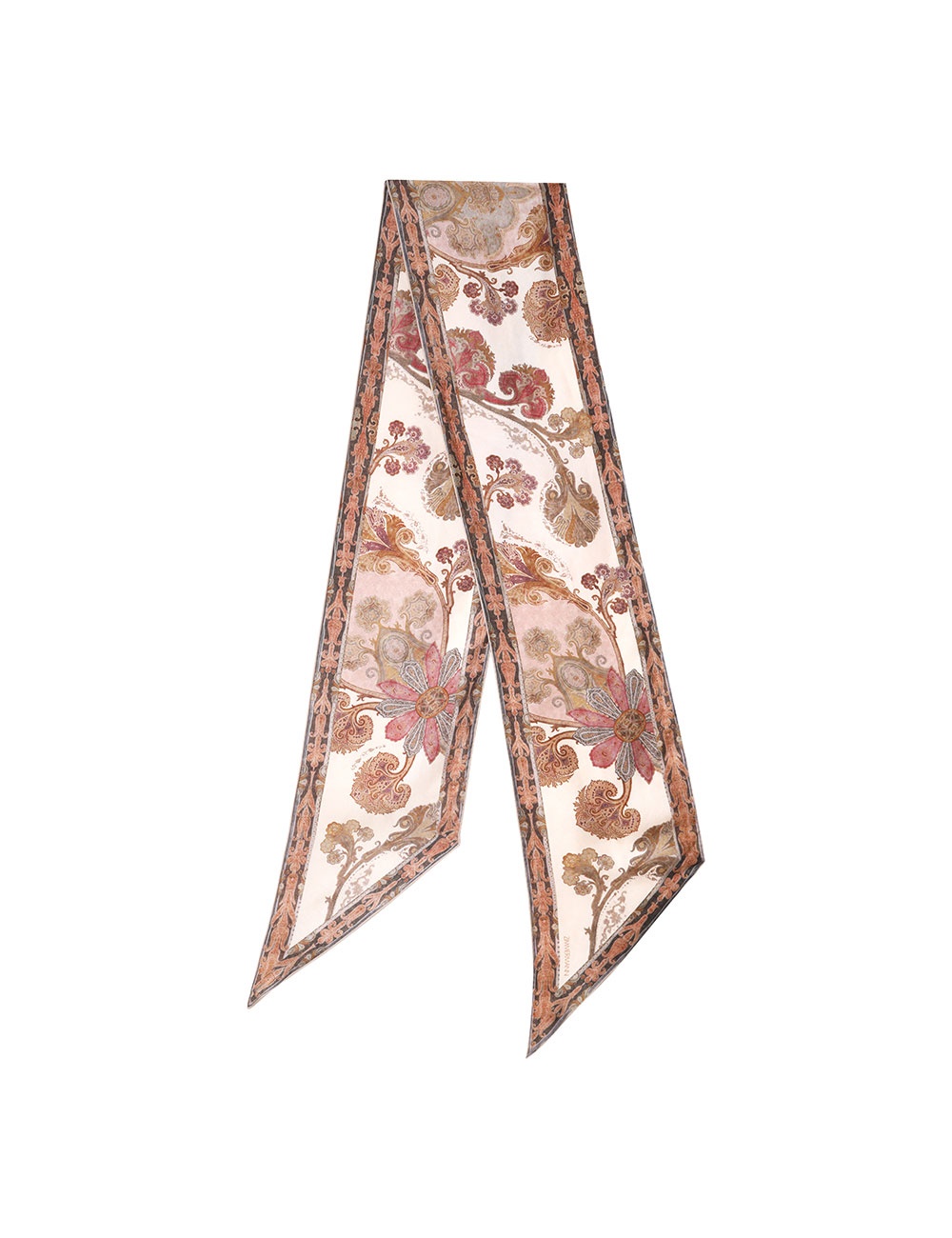 PRINTED SILK NECK SCARF - 3