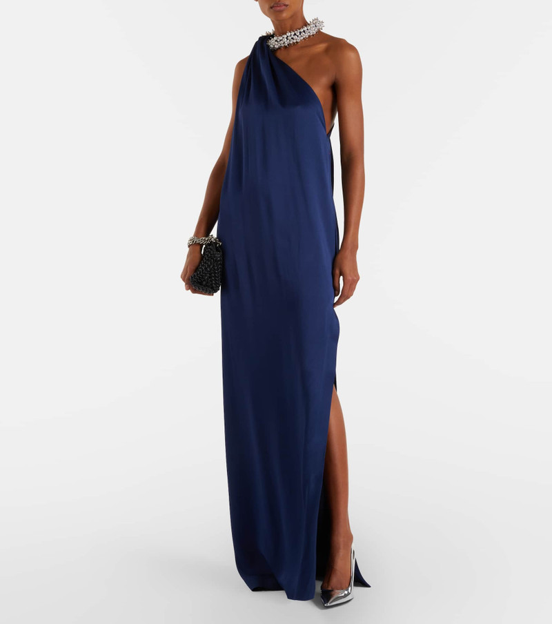 Stella McCartney Embellished satin gown outlook