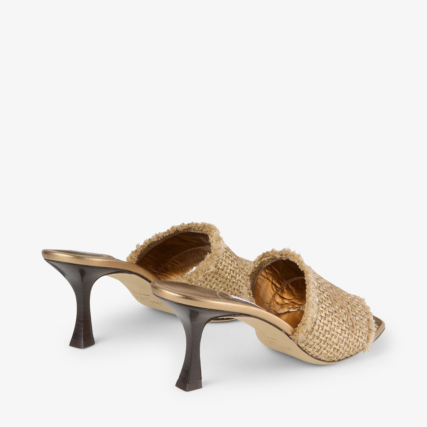 Alexia 70
Gold Woven Lurex Sandals - 4