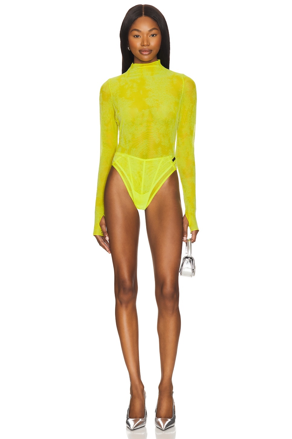 X Savage Mesh High Waist Brief - 4