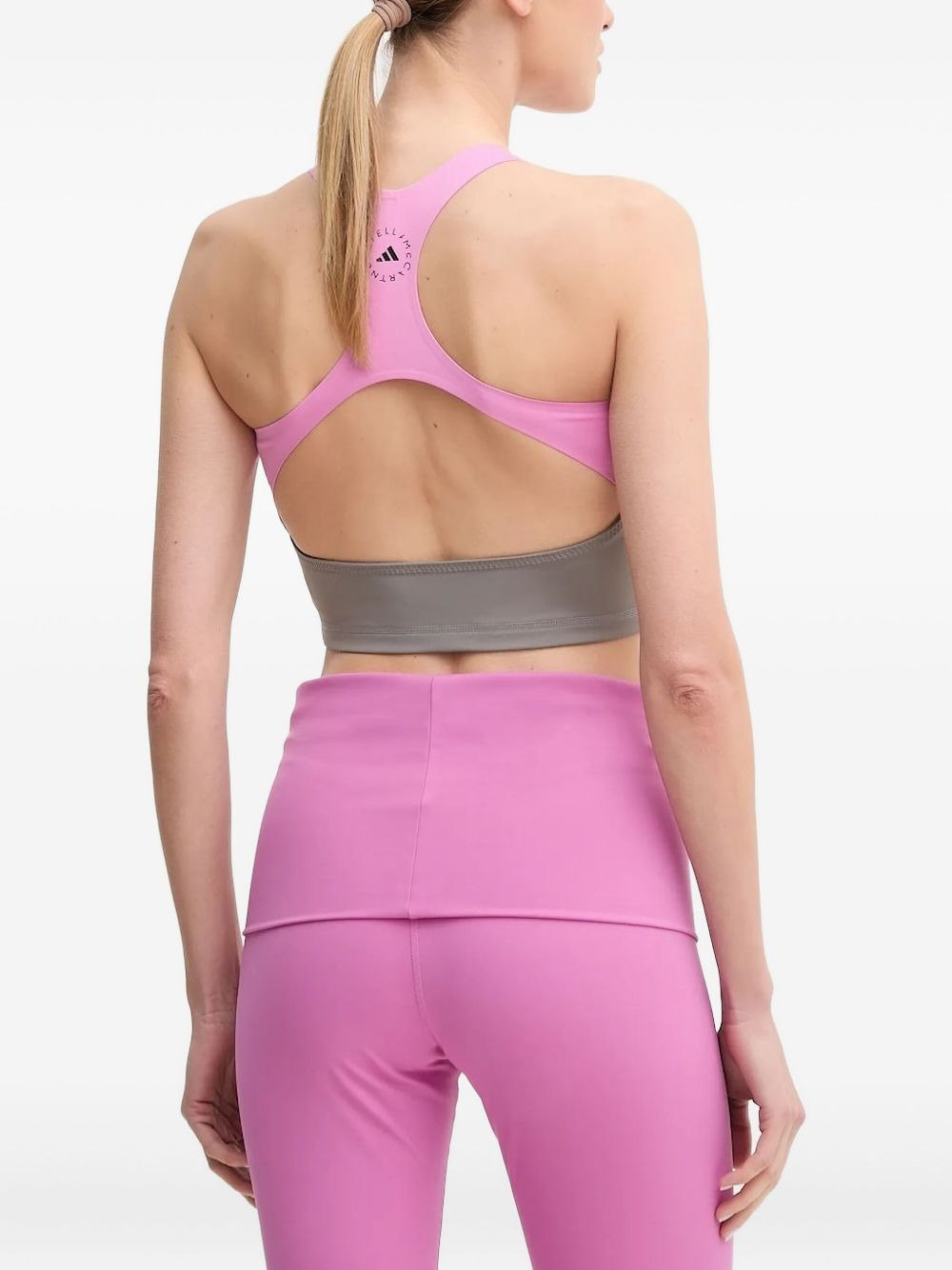 zip-front racer-back top - 2