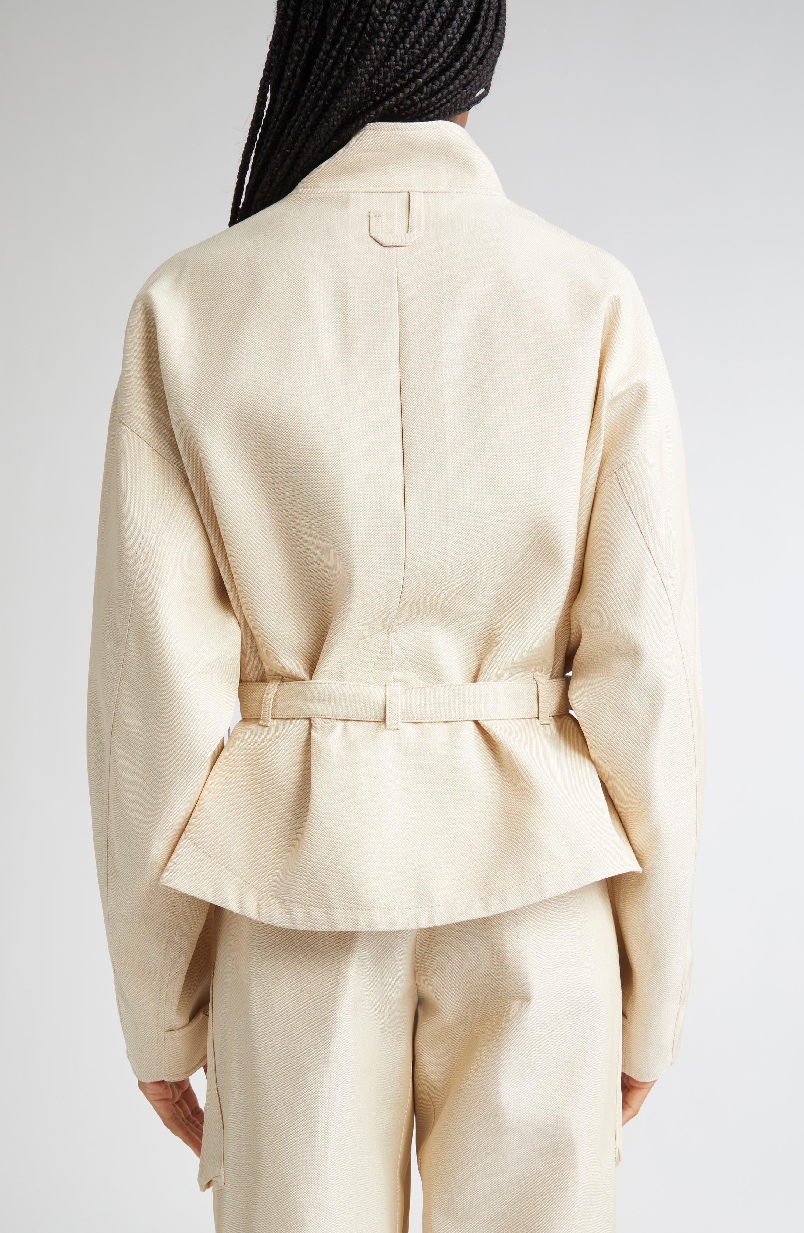 Jacquemus Le Cargo Atelier Cargo Pants in Light Beige at Nordstrom - 3