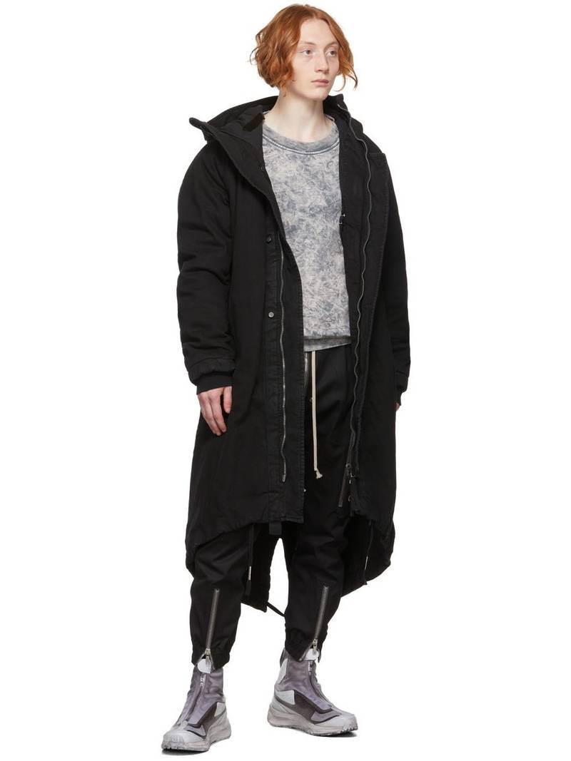 11 by Boris Bidjan Saberi White & Grey Salomon Edition Bamba 2 High Sneakers outlook