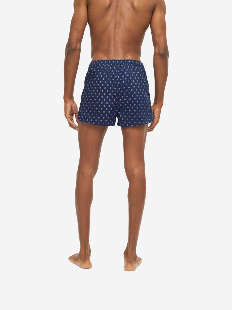 Men's Modern Fit Boxers Nelson 90 Cotton Batiste Navy - 6