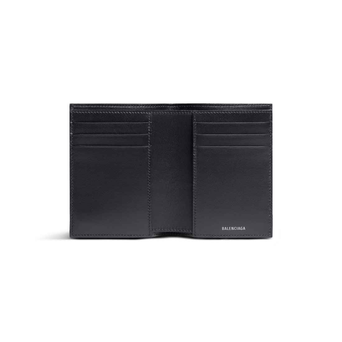 Men's Monaco Vertical Bifold Wallet in Black - 3