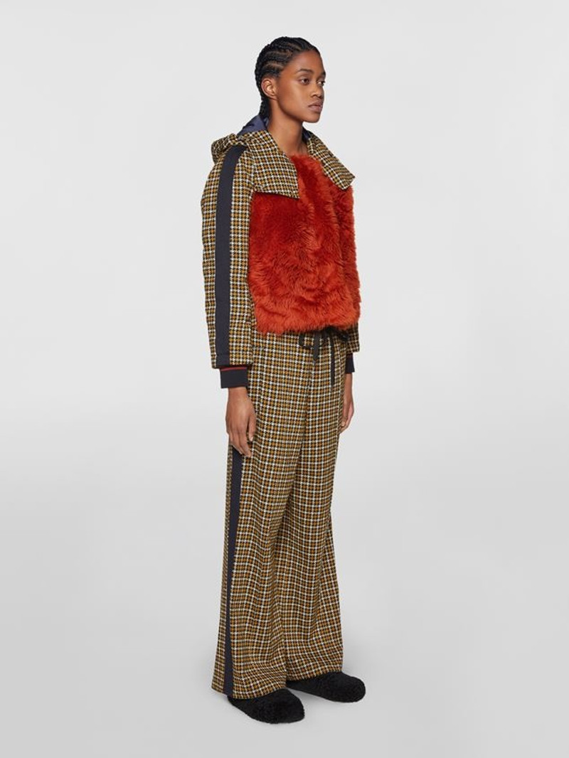 Marni JACQUARD SWEATSHIRT TROUSERS WITH SIDE BANDS IN CONTRASTING COLOUR outlook