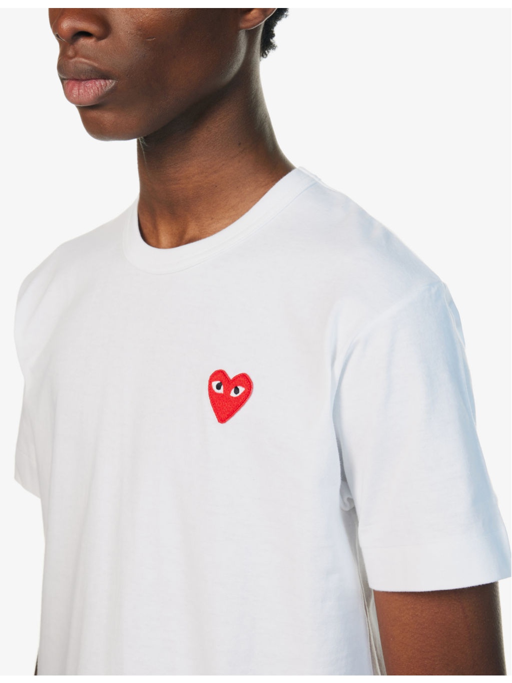 Polka-dot logo-print cotton-jersey T-shirt - 6