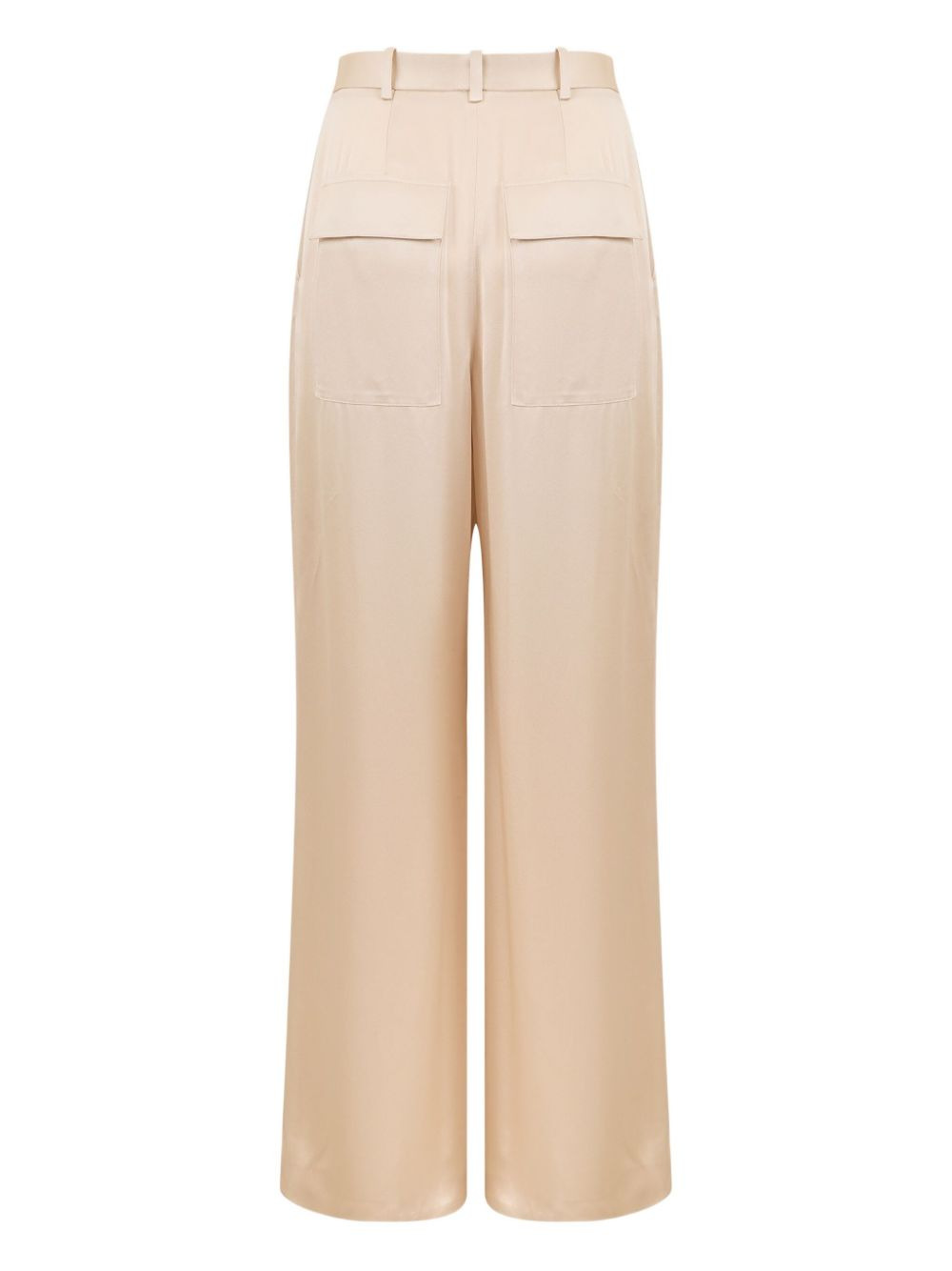 pleated straight trousers - 3