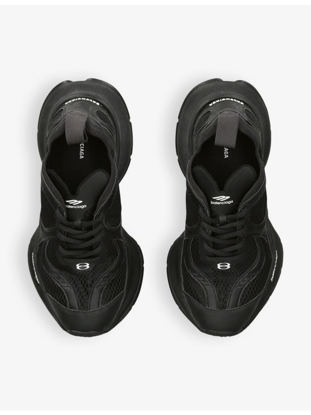 Circuit Runner mesh and faux-leather low-top trainers - 2
