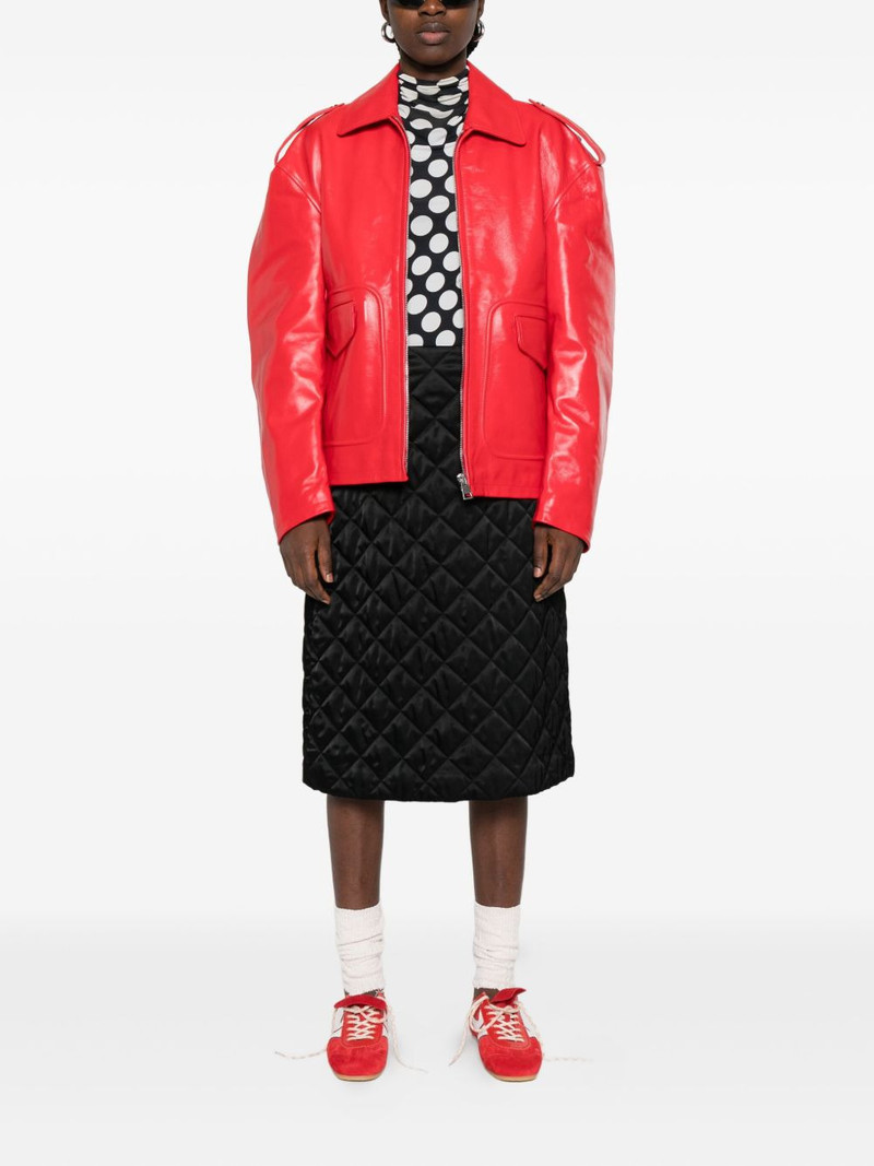 FIORUCCI flap-pockets leather jacket outlook