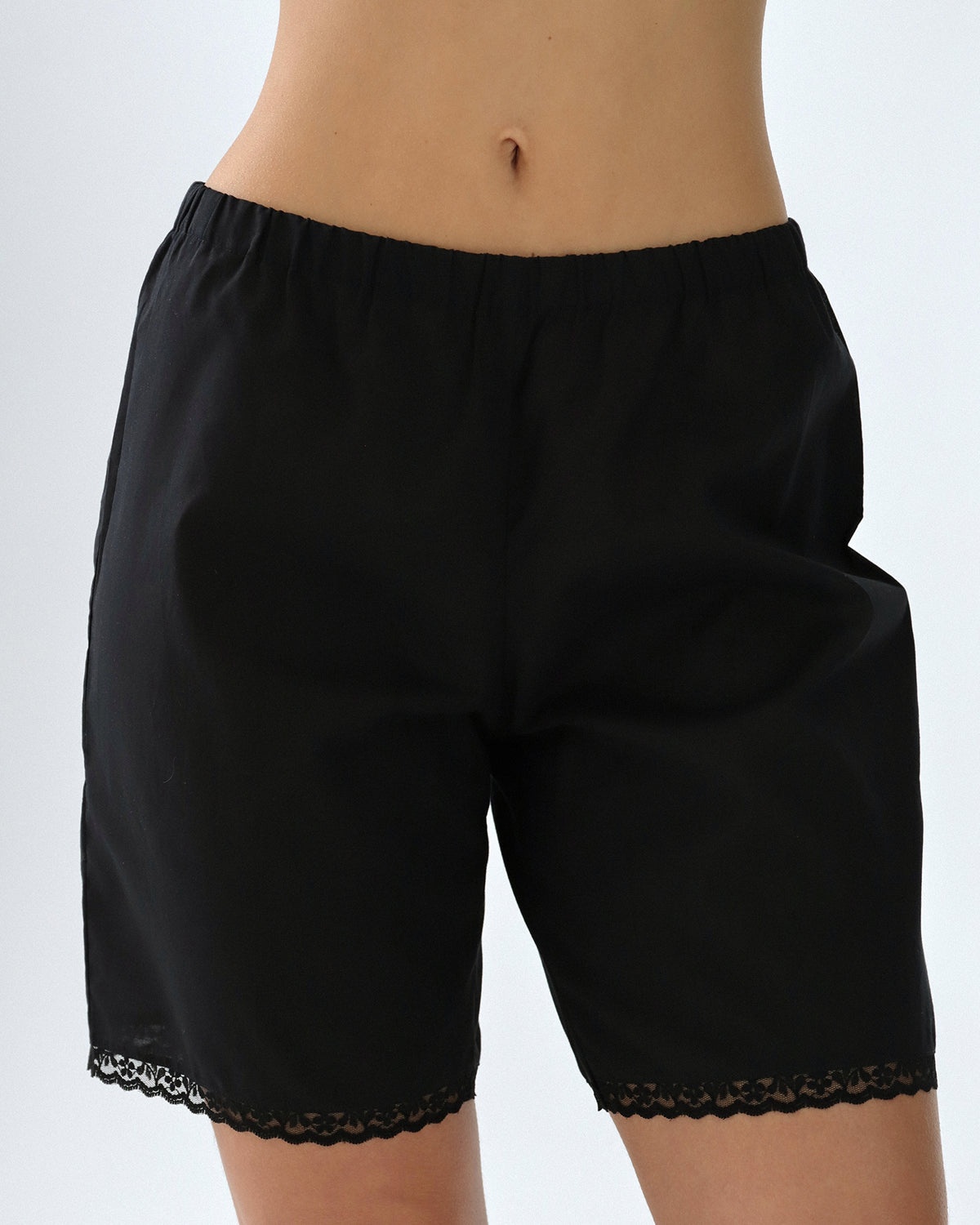 The Bermuda Short 2-Pack: Cotton Voile Black & White - 5