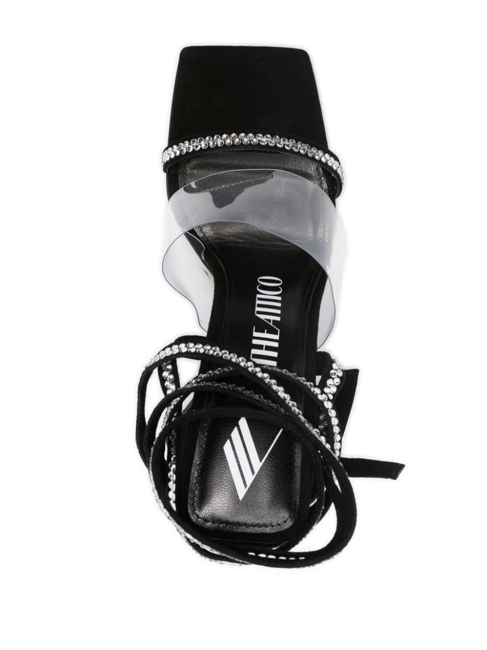 Isa 115mm embellished leather sandals - 4
