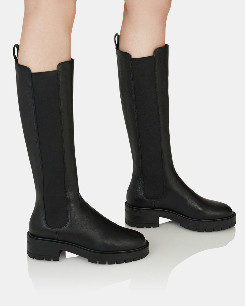 mid-calf 가죽 부츠 5