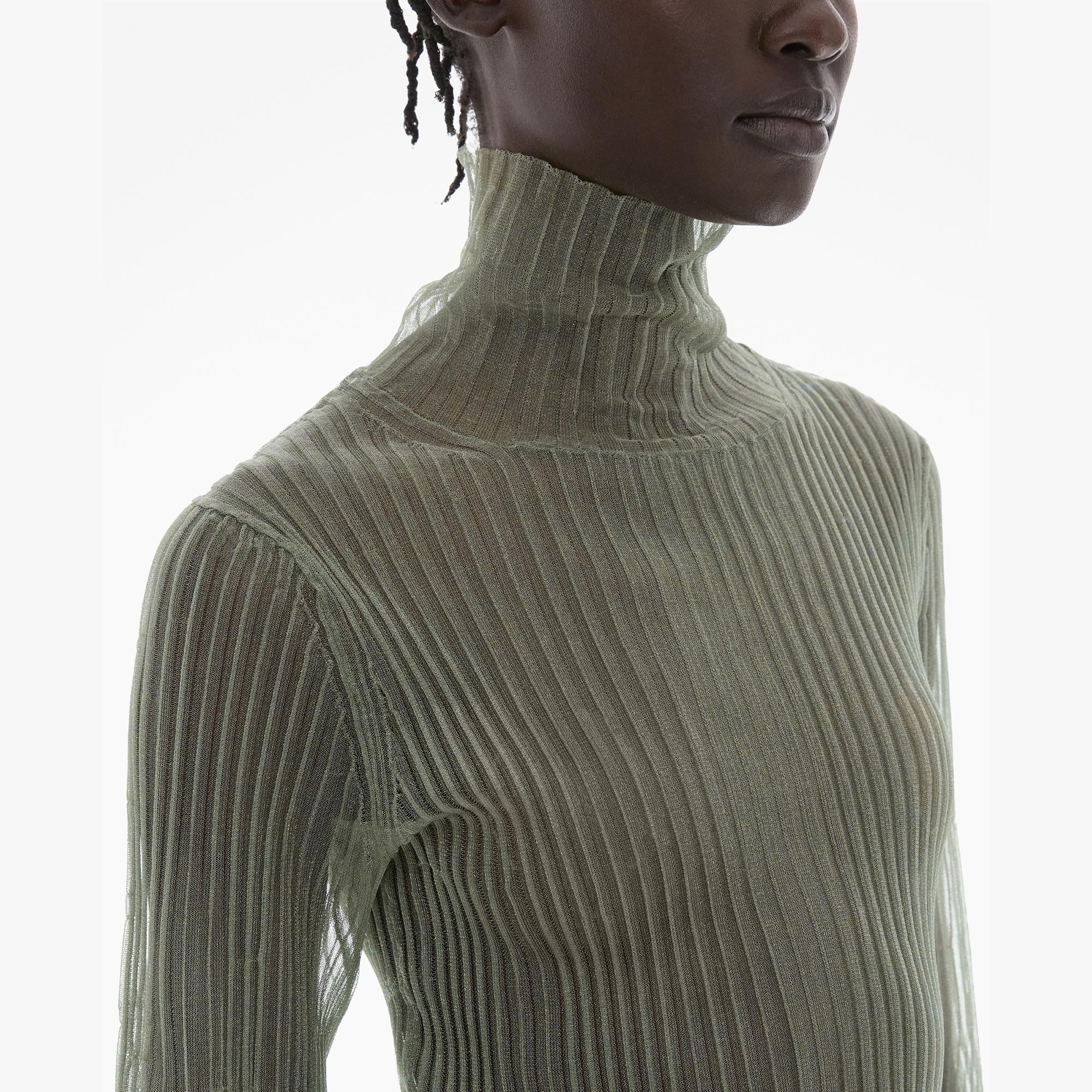 SHEER TURTLENECK TEE - 6
