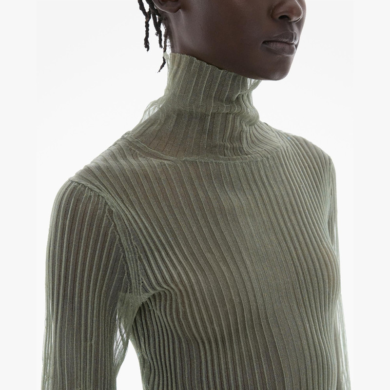 SHEER TURTLENECK TEE 6