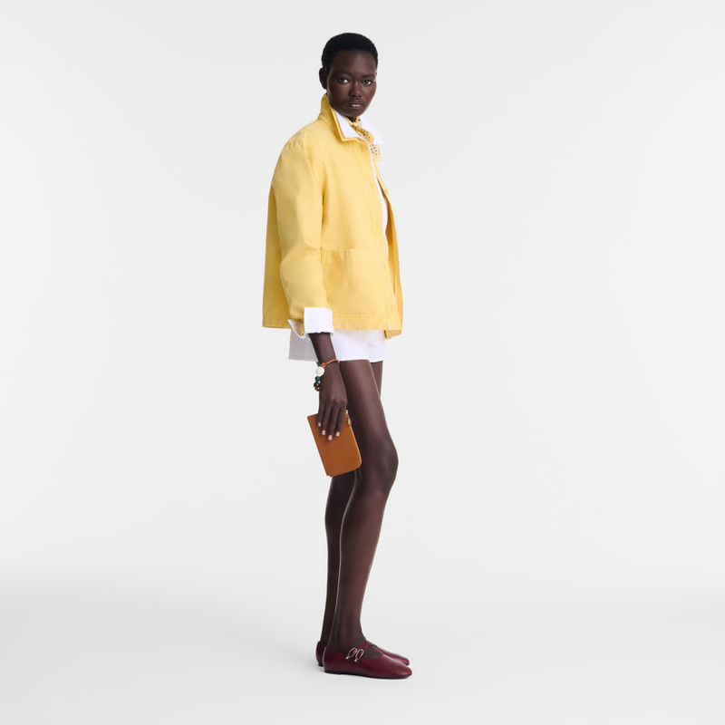 Longchamp Le Pliage Xtra Pouch Cashew - Leather outlook