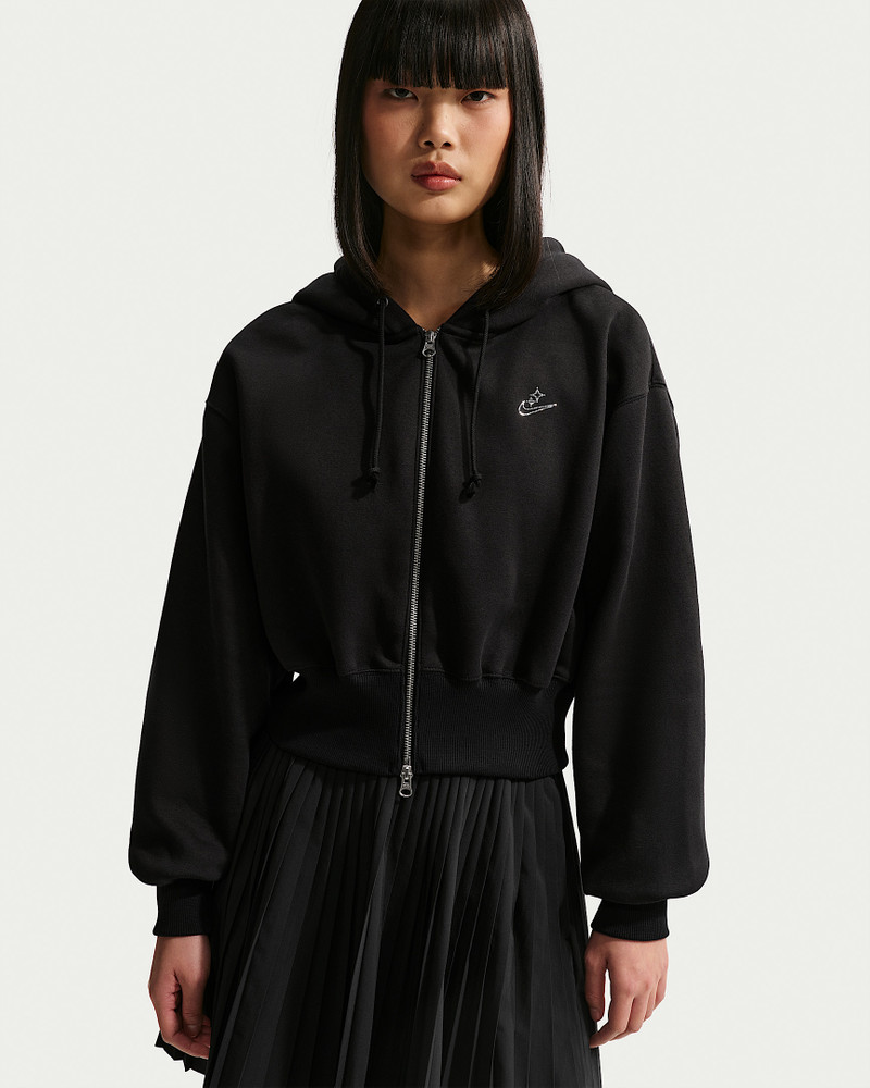 Nike Sportswear Phoenix Fleece Women's Loose Cropped Full-Zip Hoodie 1