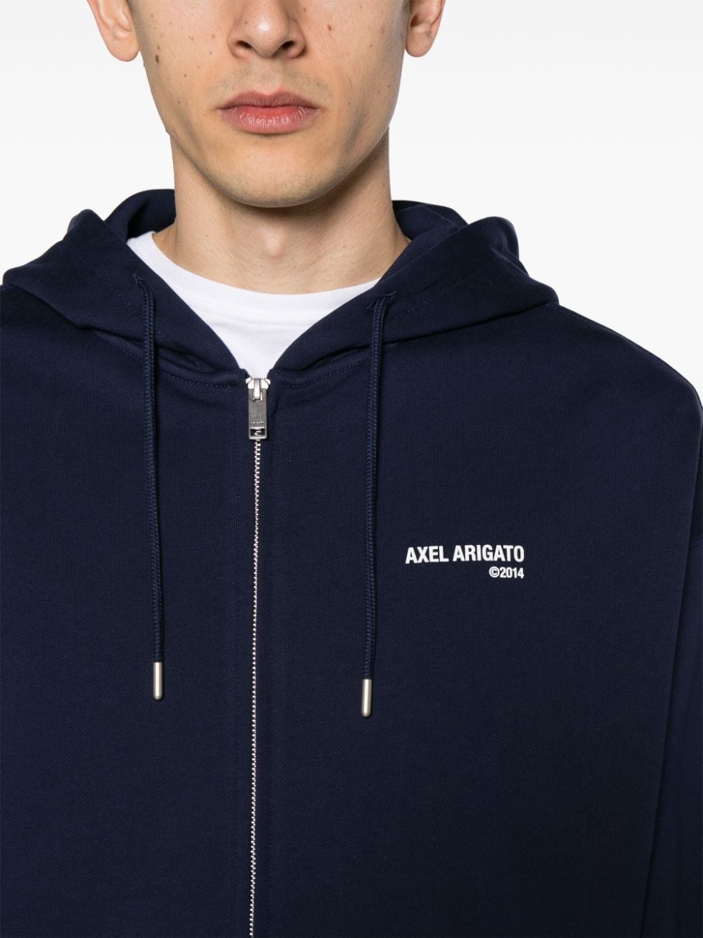 Fiel zipped cotton hoodie - 5