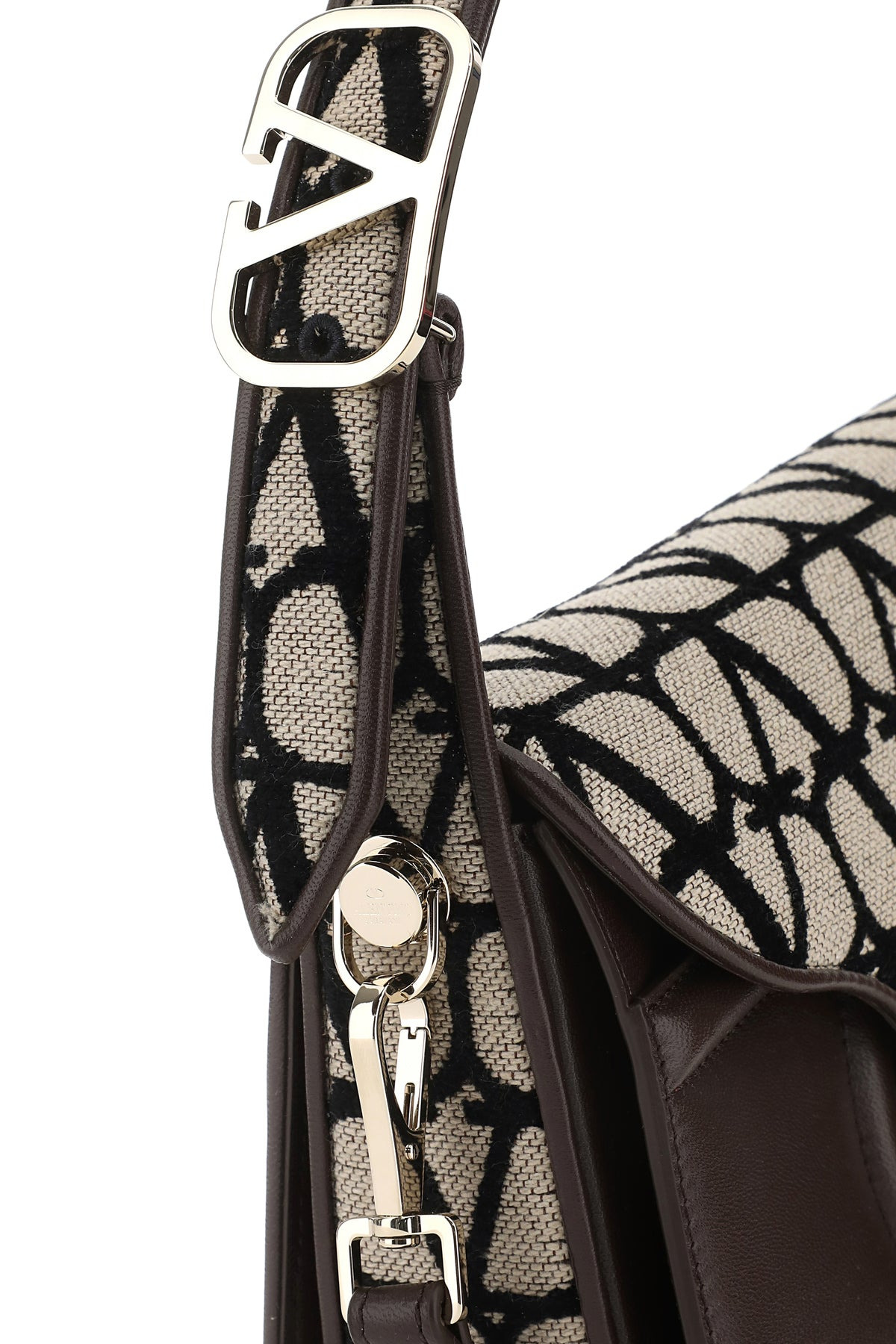 Toile Iconographe and leather Le Grand Deuxieme shoulder bag - 4