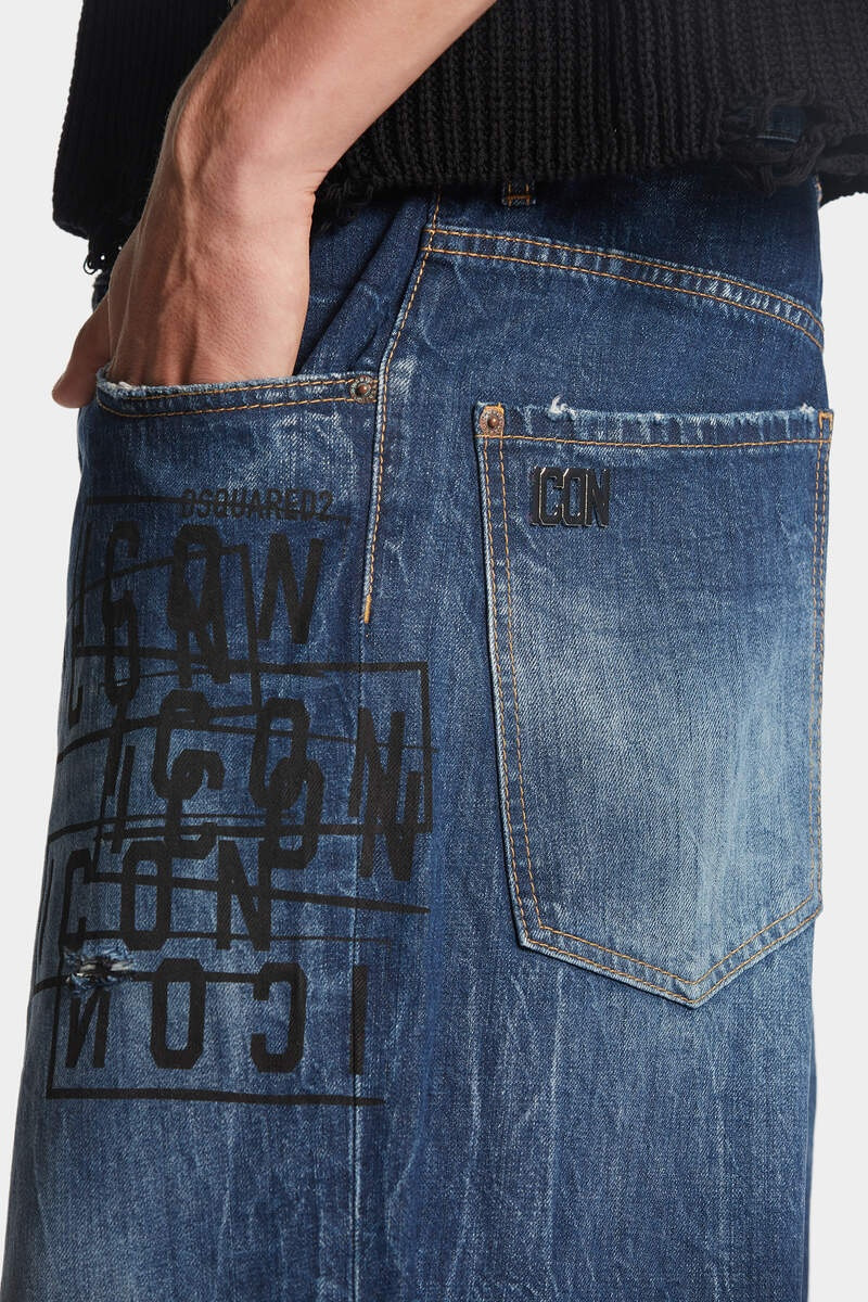ICON DARK WASH STAMPS EROS JEANS 6