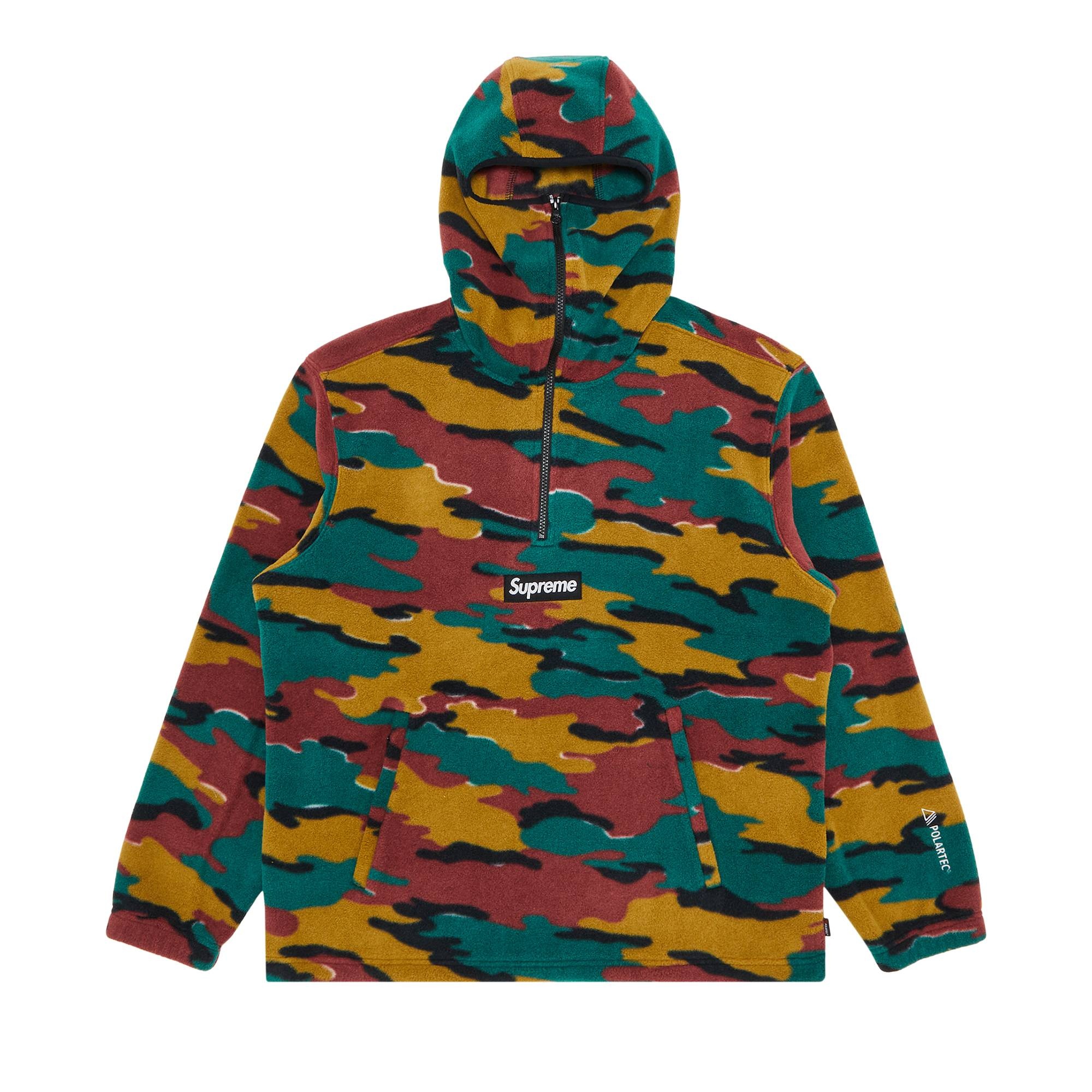 Supreme Supreme Polartec Facemask Half Zip Hooded Sweatshirt 'Camo