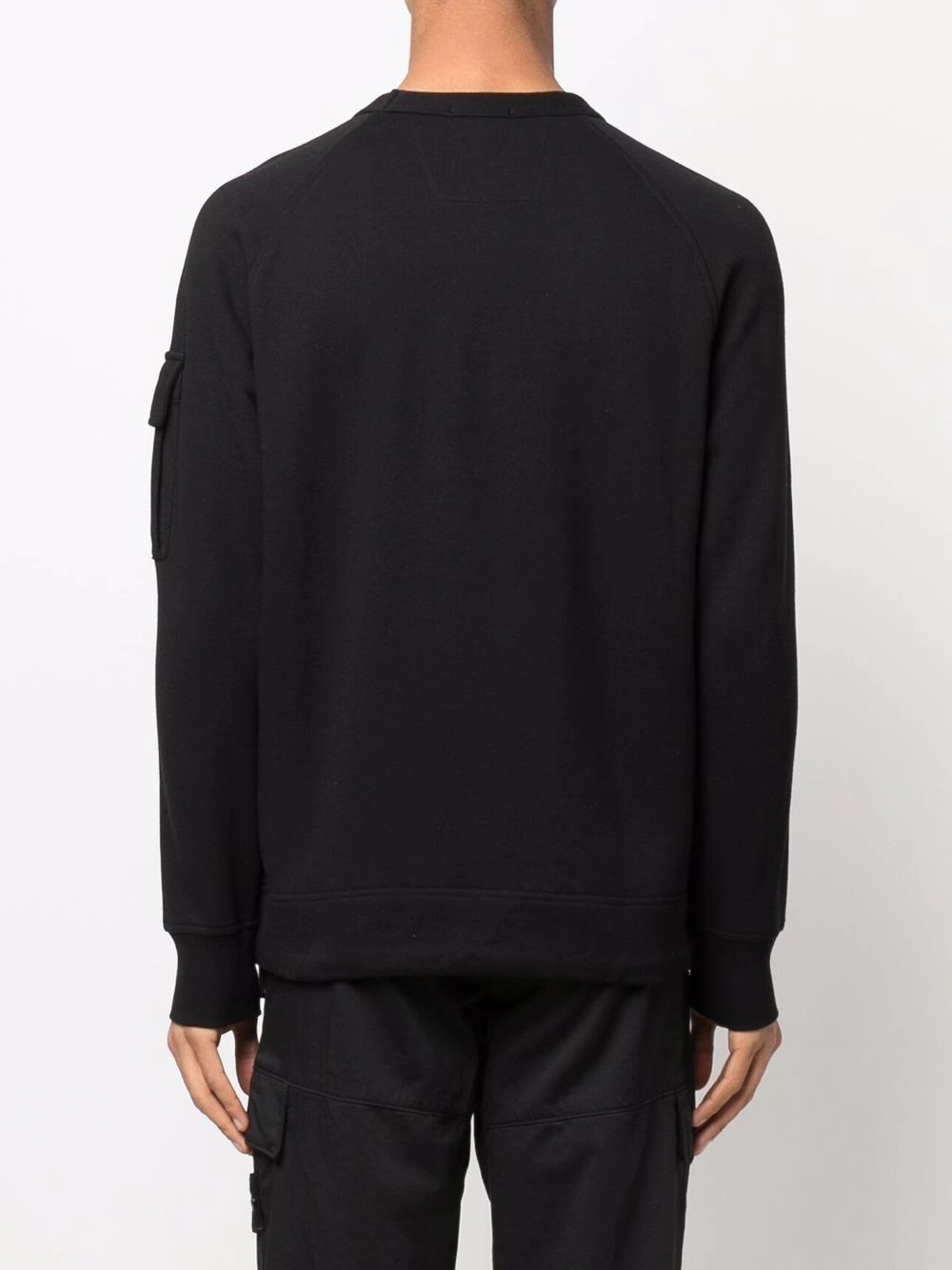 patch-pockets cotton sweatshirt - 4