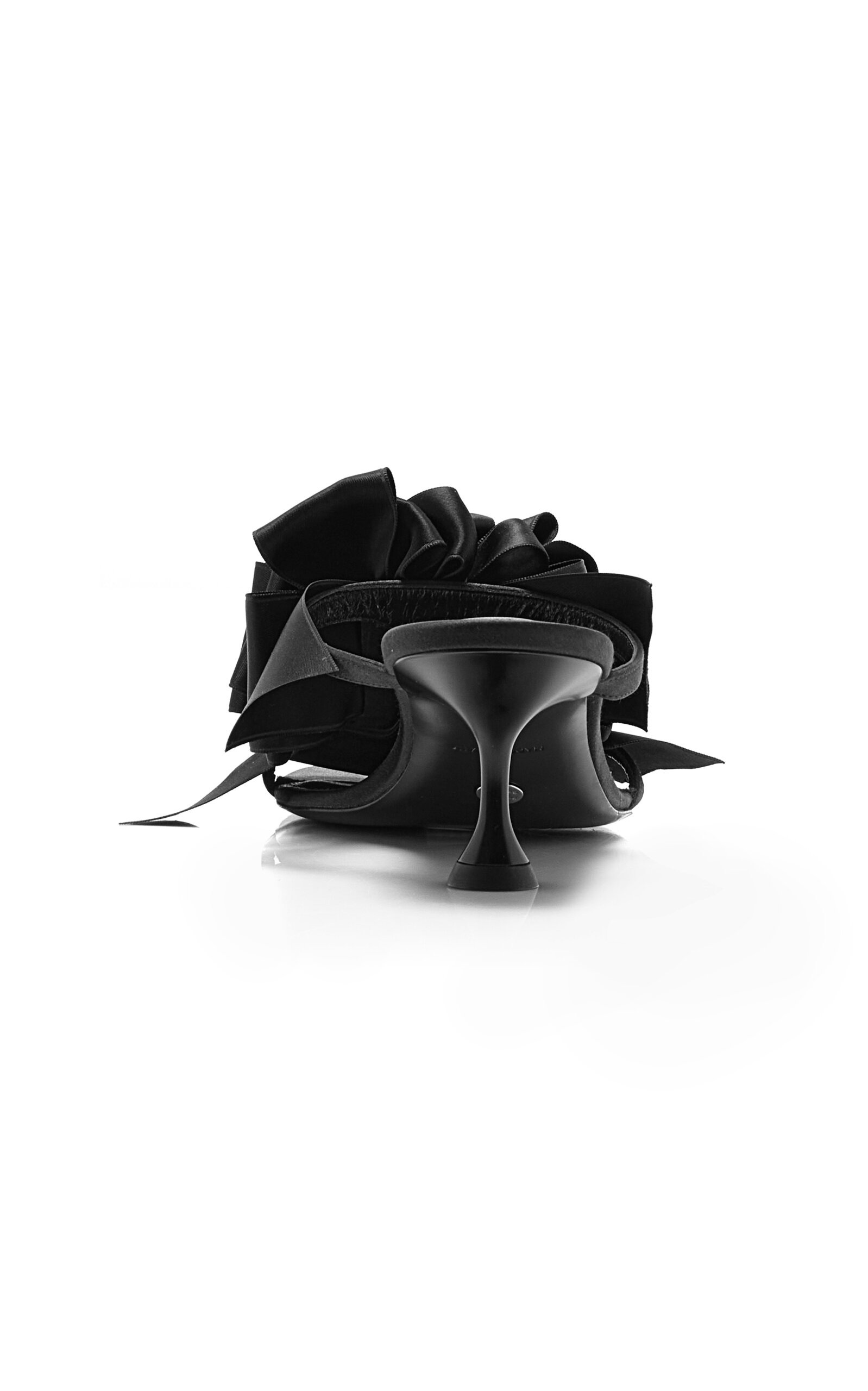 Tee Souvenir Satin Sandals black - 5