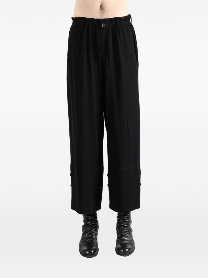 Yohji Yamamoto button-detail trousers outlook