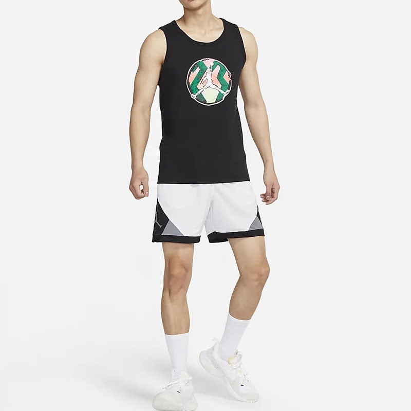 Men's Air Jordan Sport Dna Printing Casual Sports Running Black Vest CZ8296-010 - 4