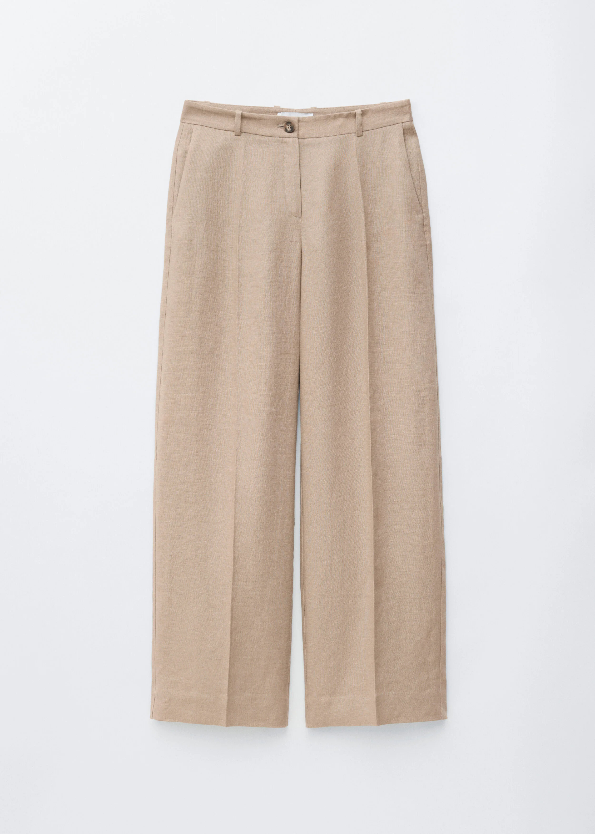 Tailored Linen Trousers - 1