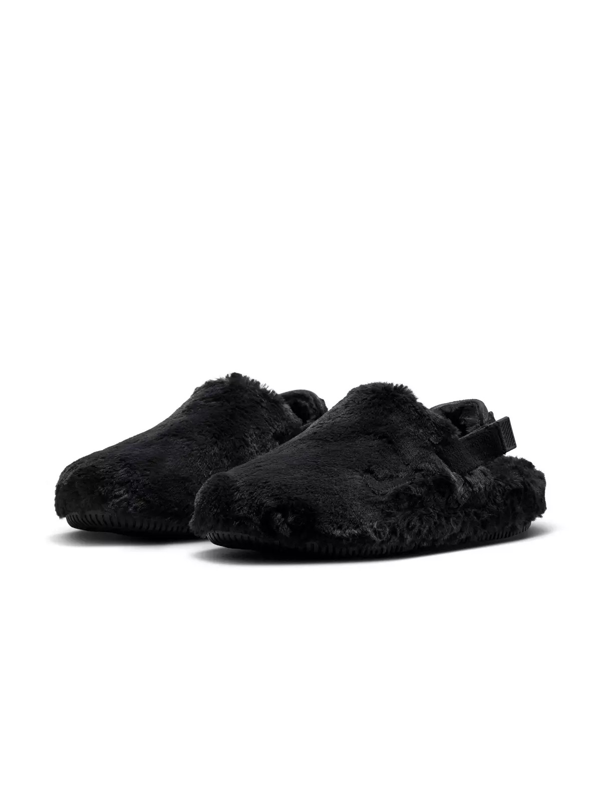 Calm Fuzzy Fur "Black/Black" Women's Mule - 3