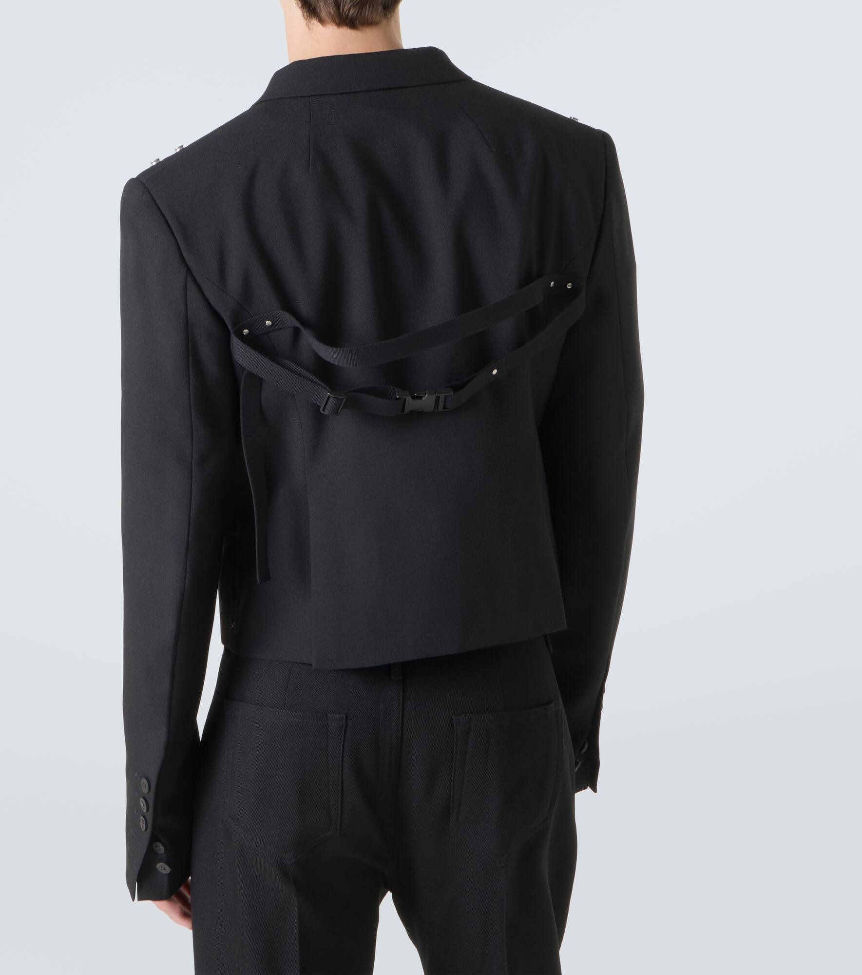 Alice studded virgin wool blazer - 4