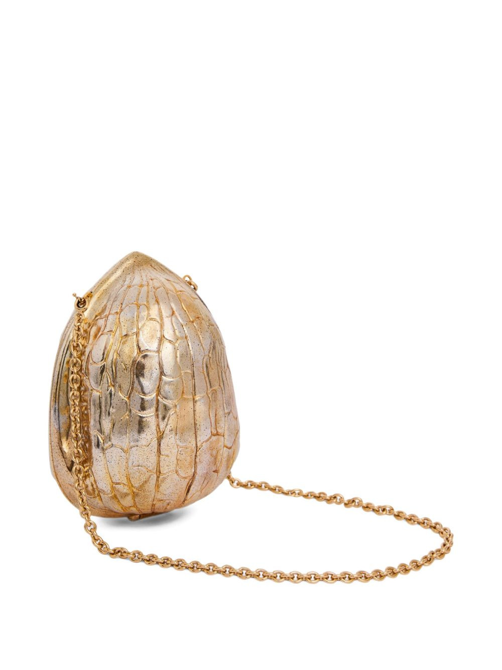 walnut-shell clutch bag - 3