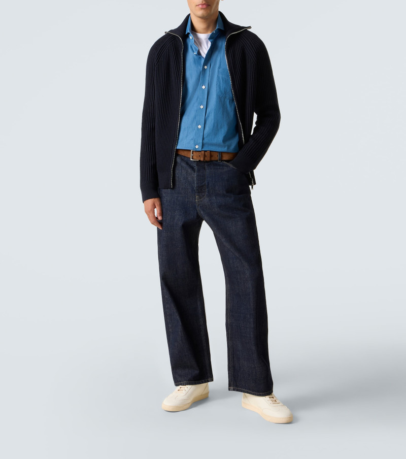 SLOWEAR Virgin wool zip-up cardigan outlook