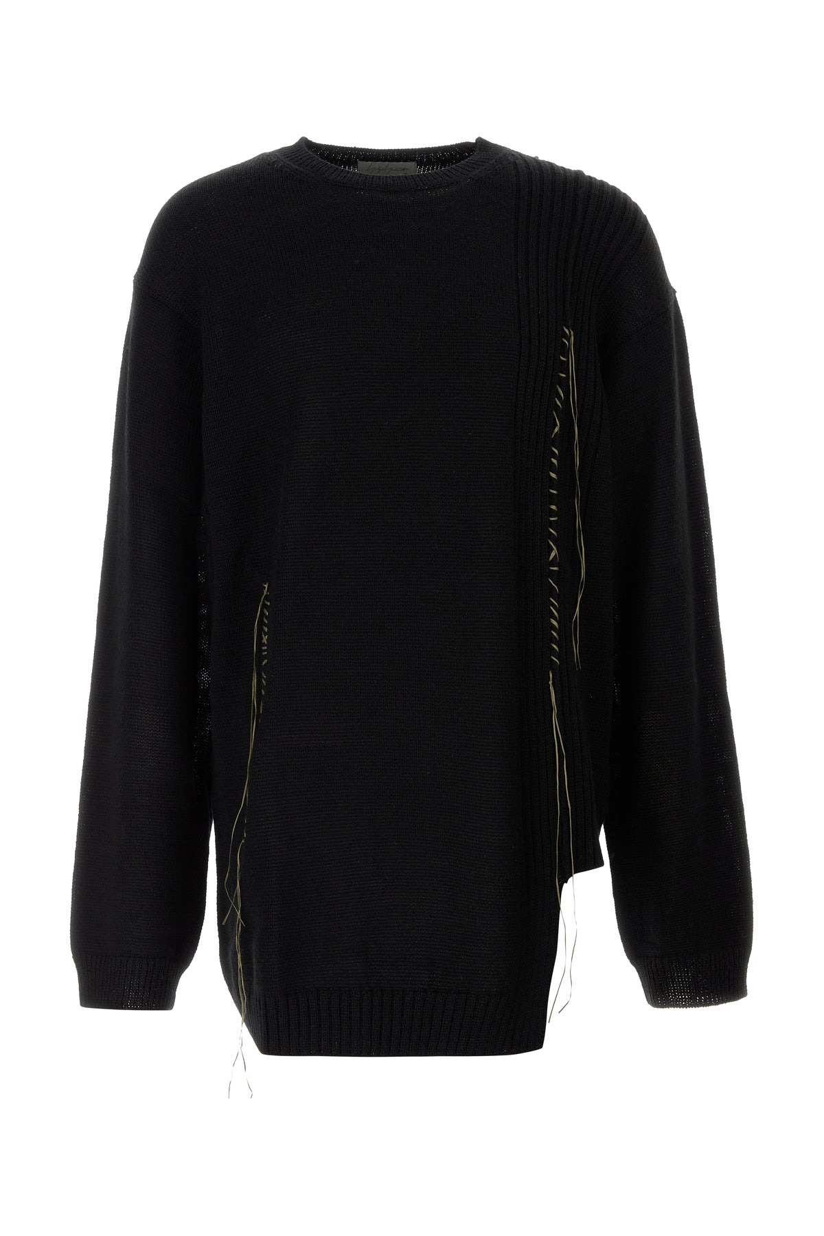 Black wool oversize sweater - 1