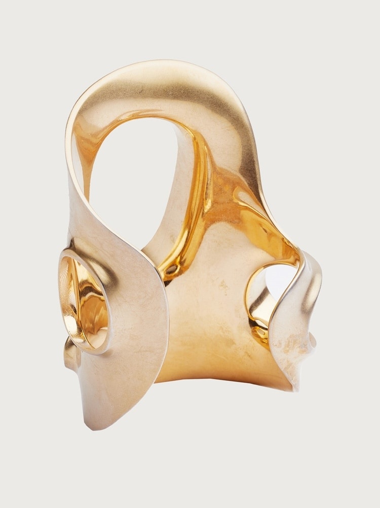 OVERSIZE SCULPTURAL BRACELET - S/M - 3