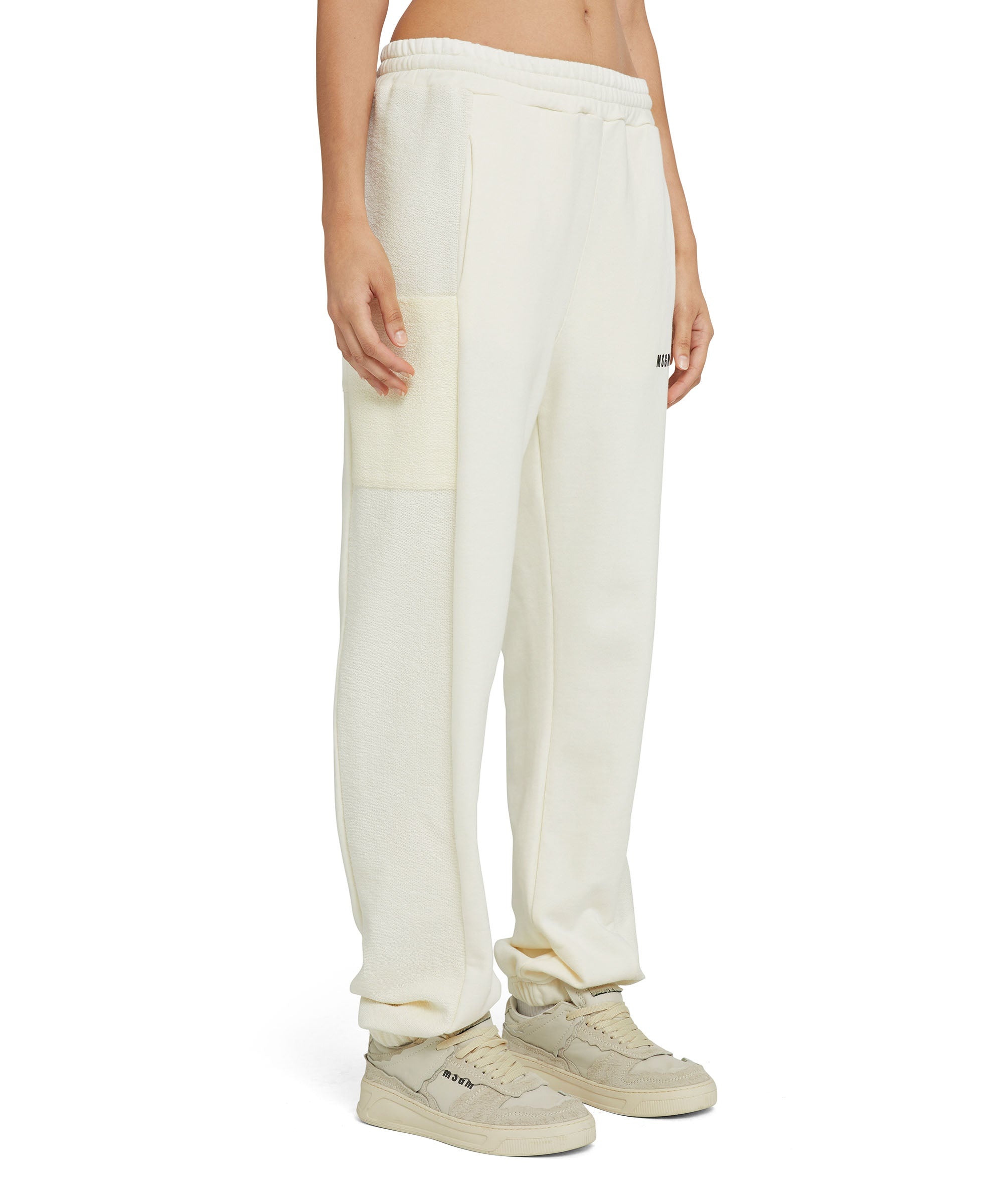 Organic cotton crewneck jogger pants from the MSGM Fantastic Green Capsule - 8