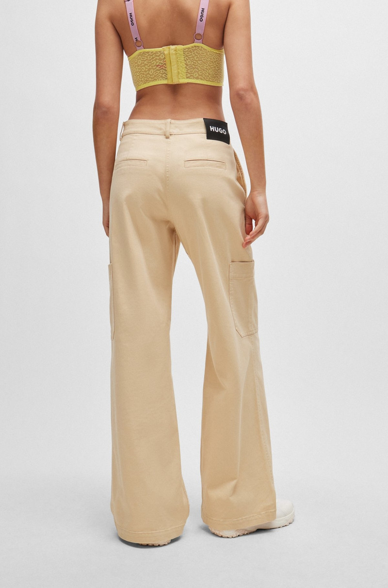 REGULAR-FIT CARGO TROUSERS IN STRETCH COTTON 4