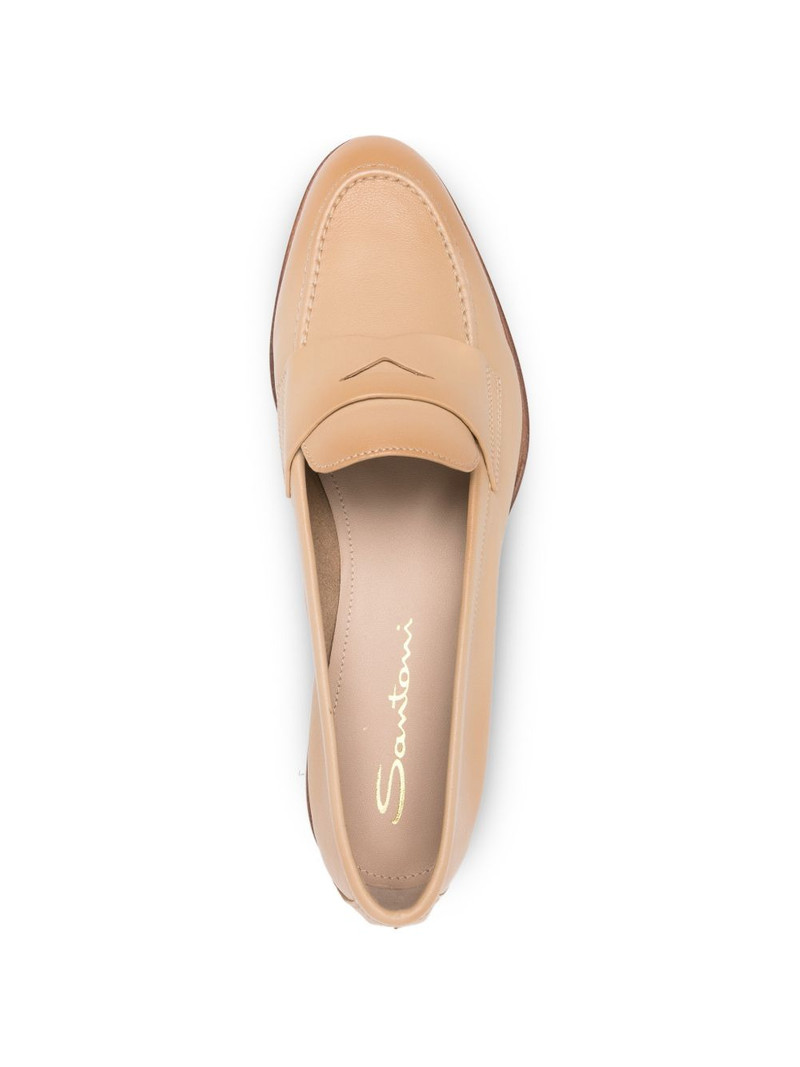 penny-strap leather loafers 4
