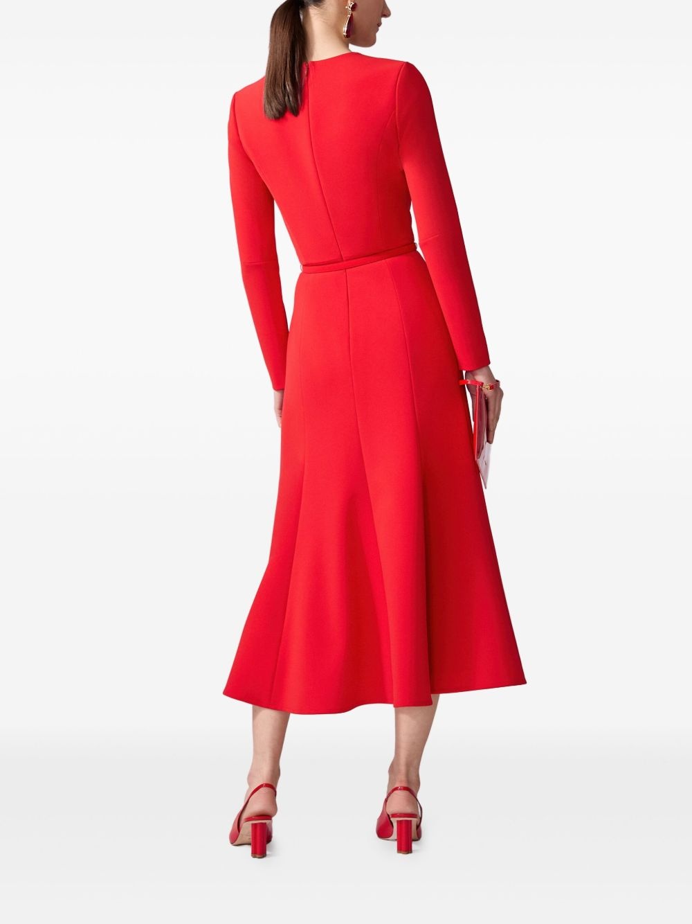 belted midi dress - 3