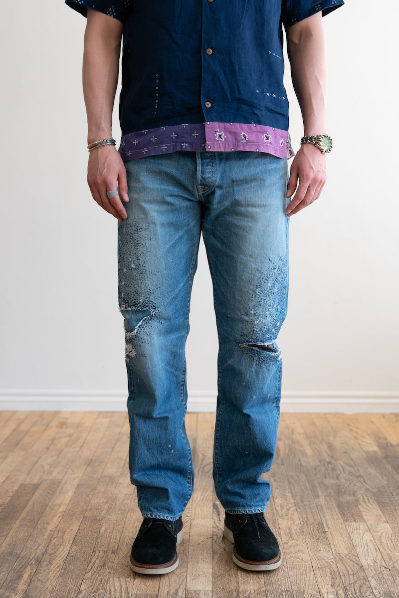 14OZ DENIM 5P MONKEY CISCO (3YEARSFADE) - INDIGO - 2
