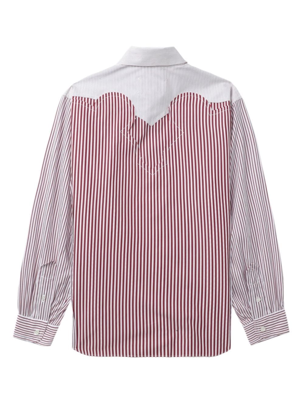 striped cotton shirt - 6